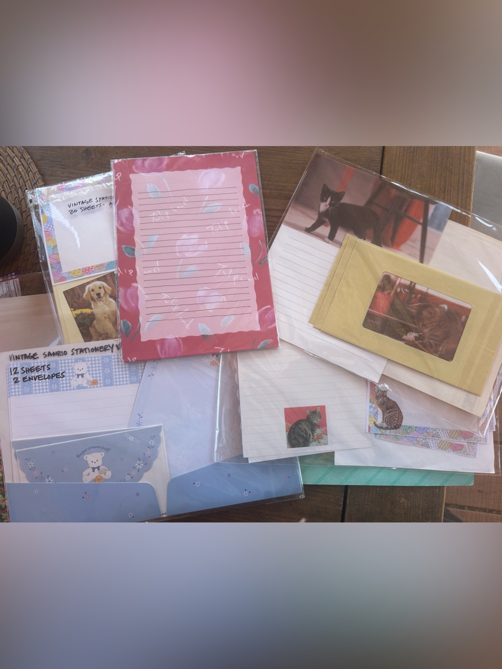 Sanrio and Japanese Stationery Assortment vintage